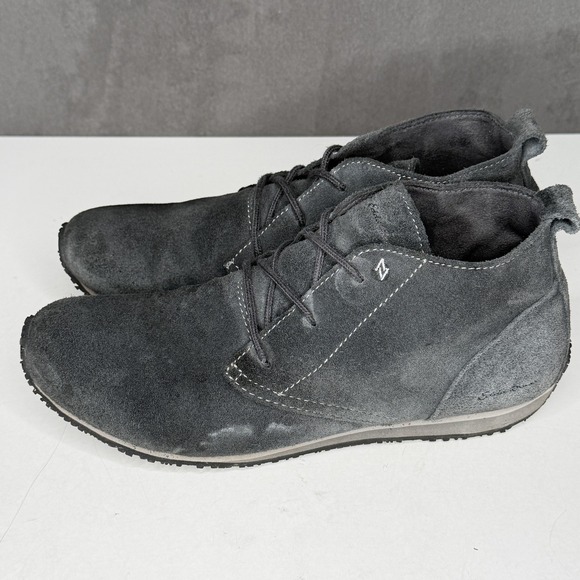 Eddie Bauer Boots Womens Size 9.5 Gray Suede Chukka Lace Up Casual 6180-766 - Picture 3 of 10